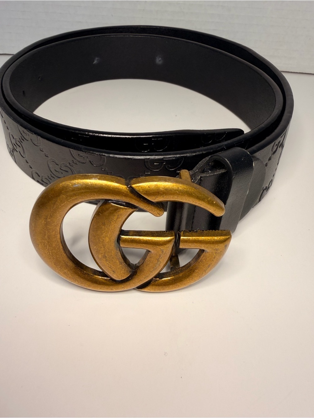 Gucci Web Belt with Double G Buckle - Picture 3 of 5